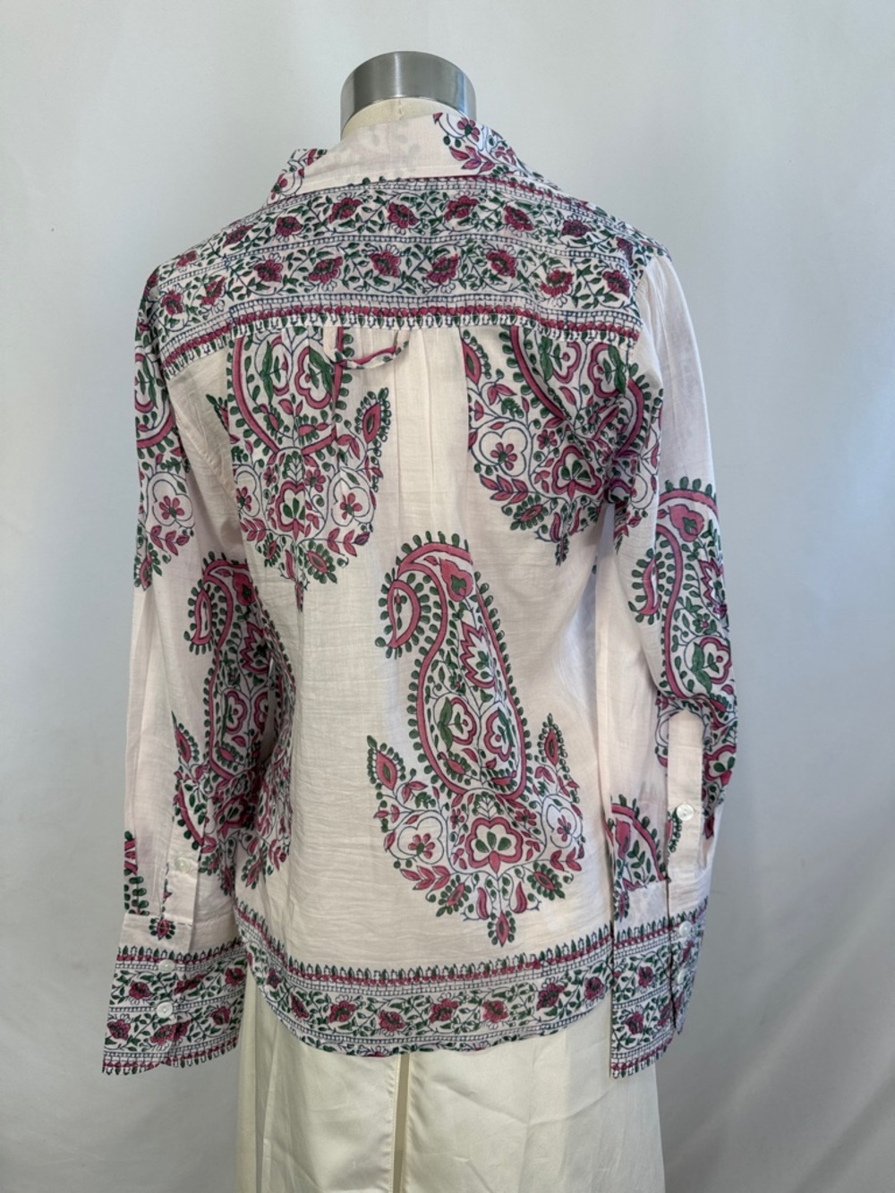 BELL PINK PRINT BLOUSE - Picture 4 of 6